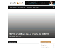 Tablet Screenshot of progetta-casa.it